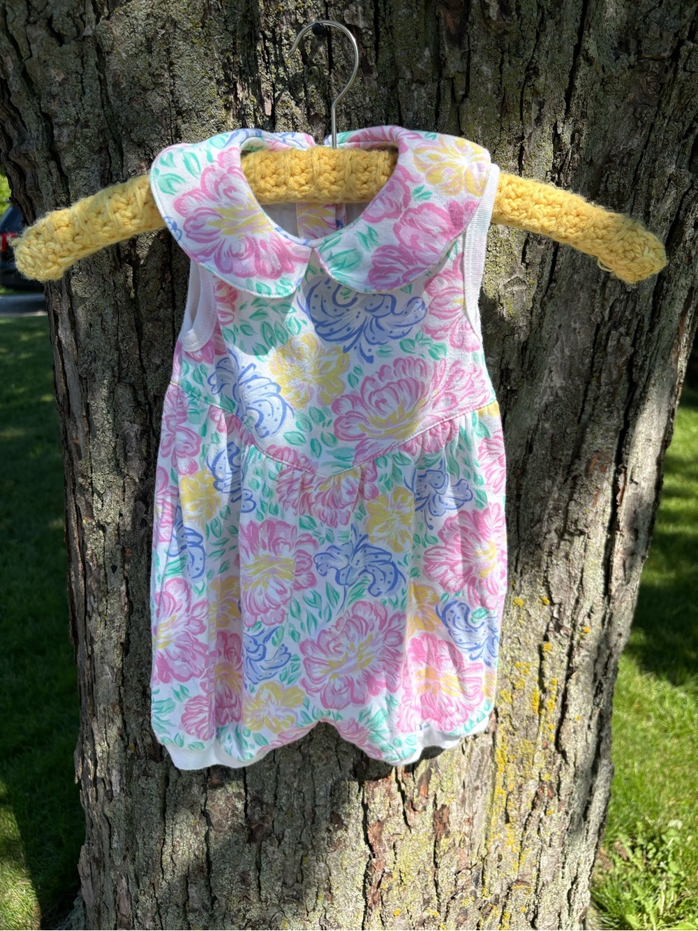 Vintage Kiks Floral Bubble Romper 18M